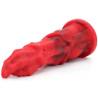 MONSTERED Gode Sklirt 21 x 7cm Rouge